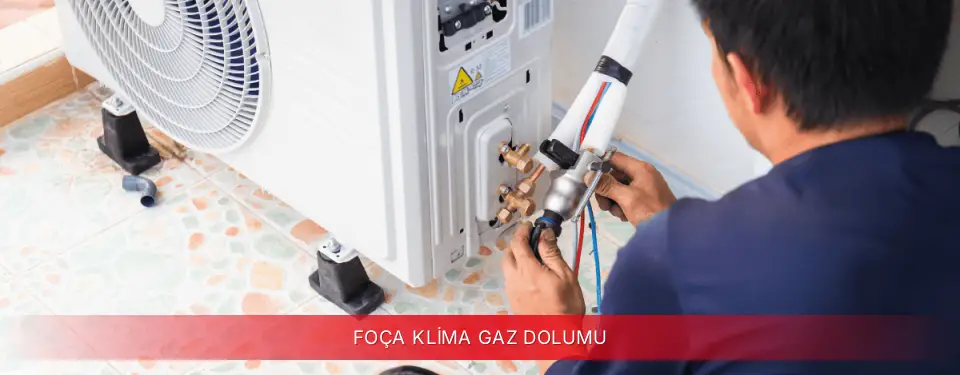 Foça İlçemi Viessmann Klima Gaz Dolumu